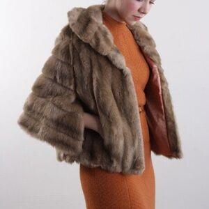 Regina Glenara By Glenoit Vintage Fur Shaw